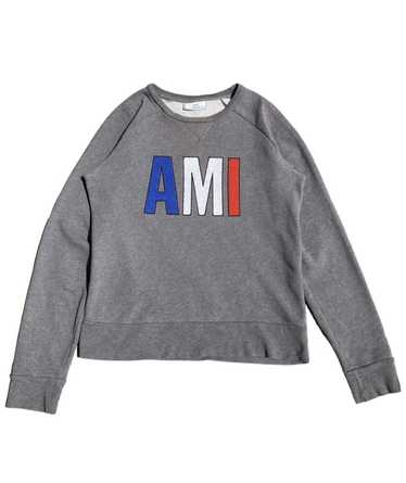 【AMI PARIS】Logo Sweatshirt AMI Paris Ami De Coeur Logo Sweatshirt | Saks Fifth Avenue