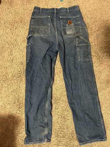 Carhartt Vintage Carhartt distressed carpenter jea