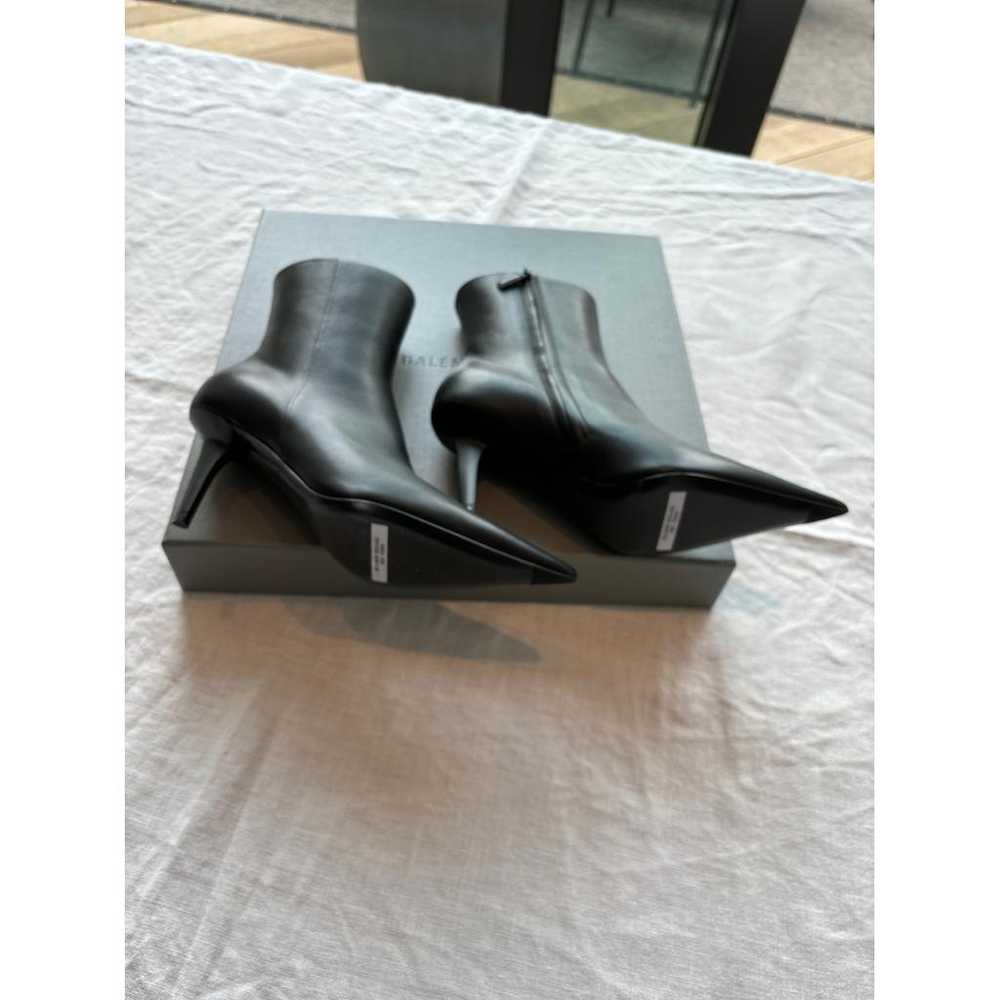 Balenciaga Knife leather boots - image 2