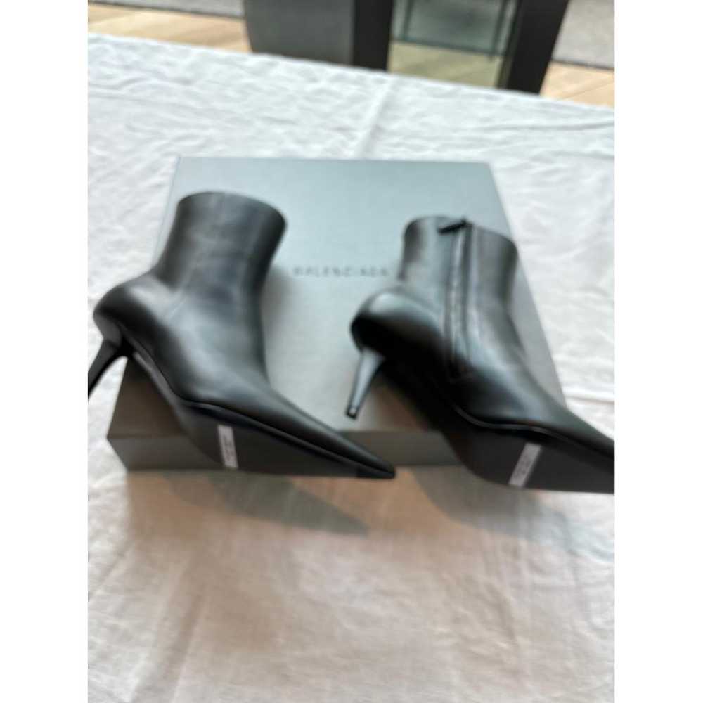 Balenciaga Knife leather boots - image 6