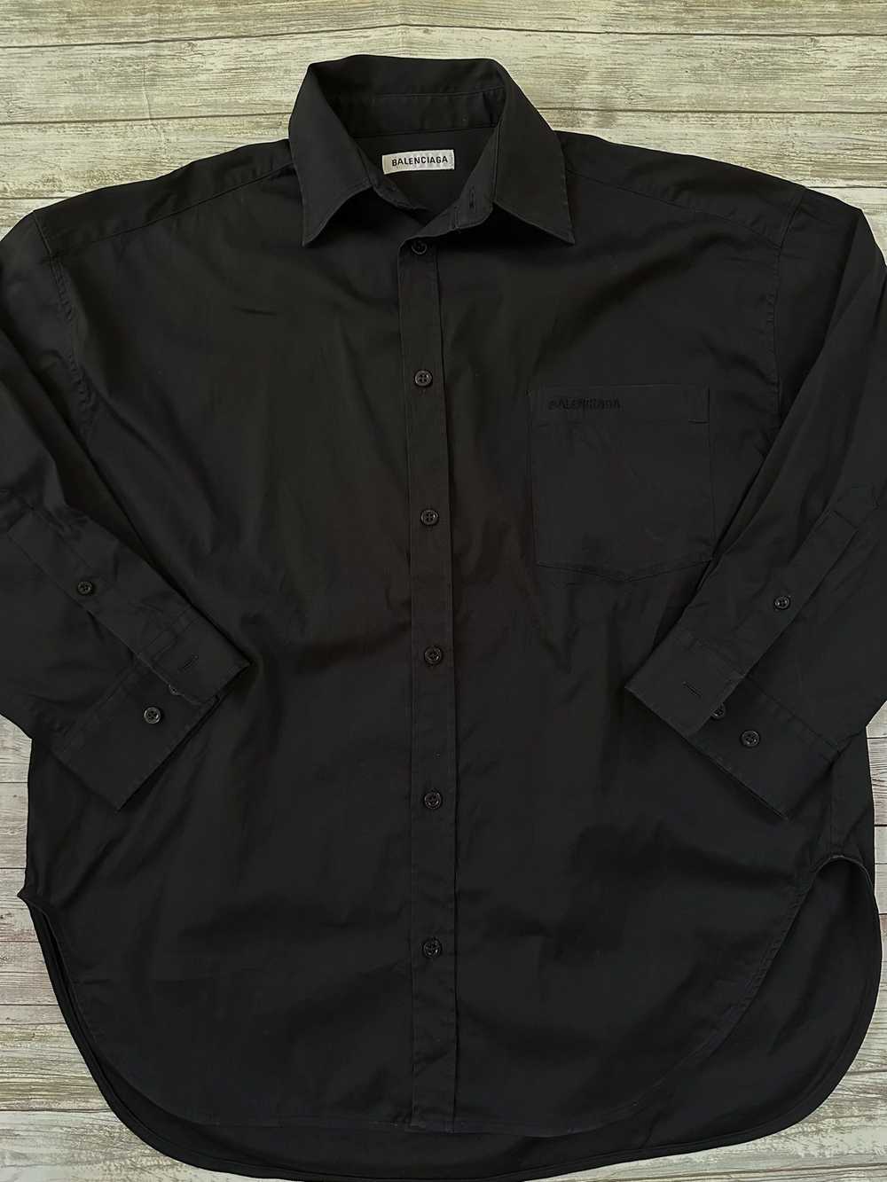 Balenciaga 3/4 Sleeve Shirt - image 2