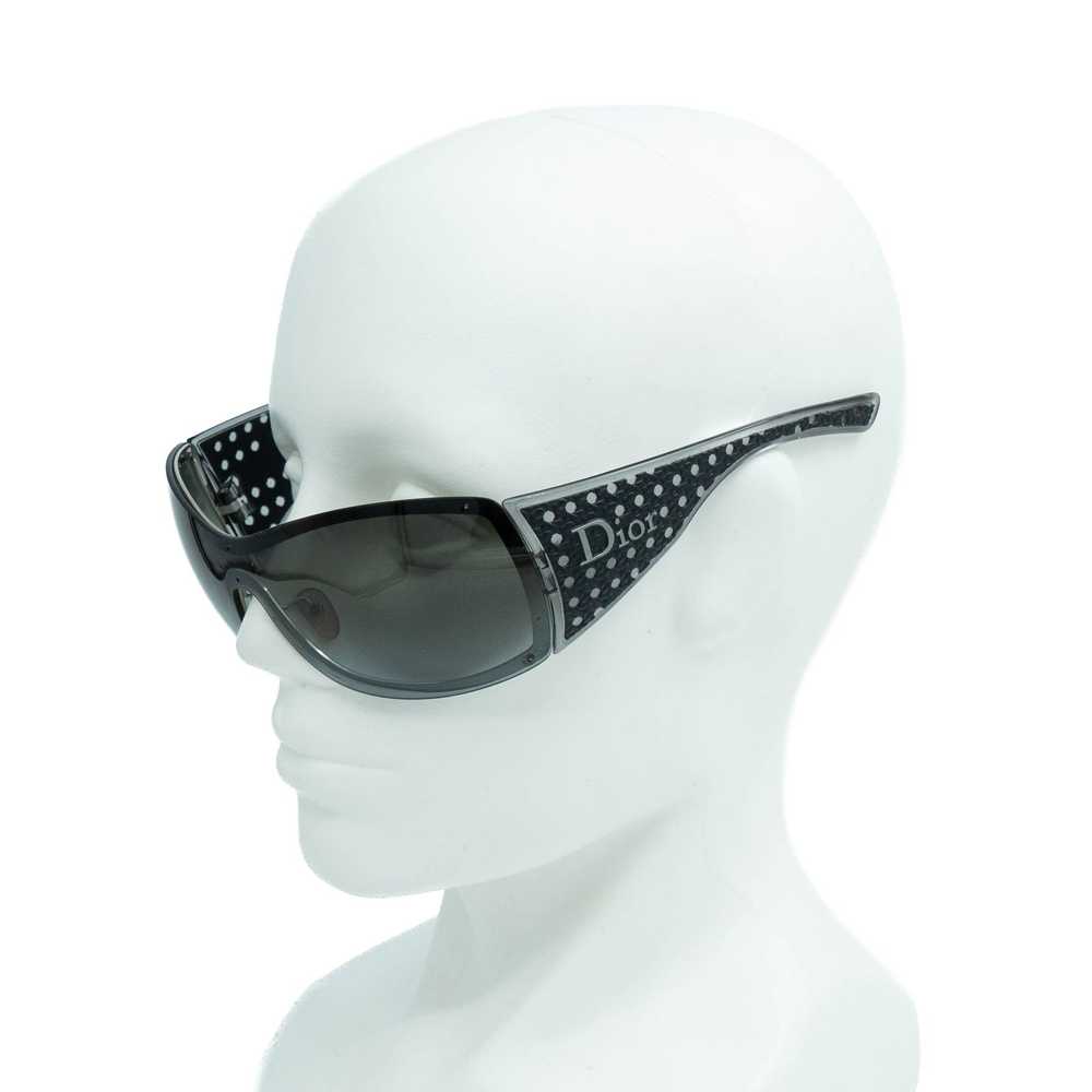 Chanel Christian DIOR QUADRILLE Mask Shield Black… - image 12