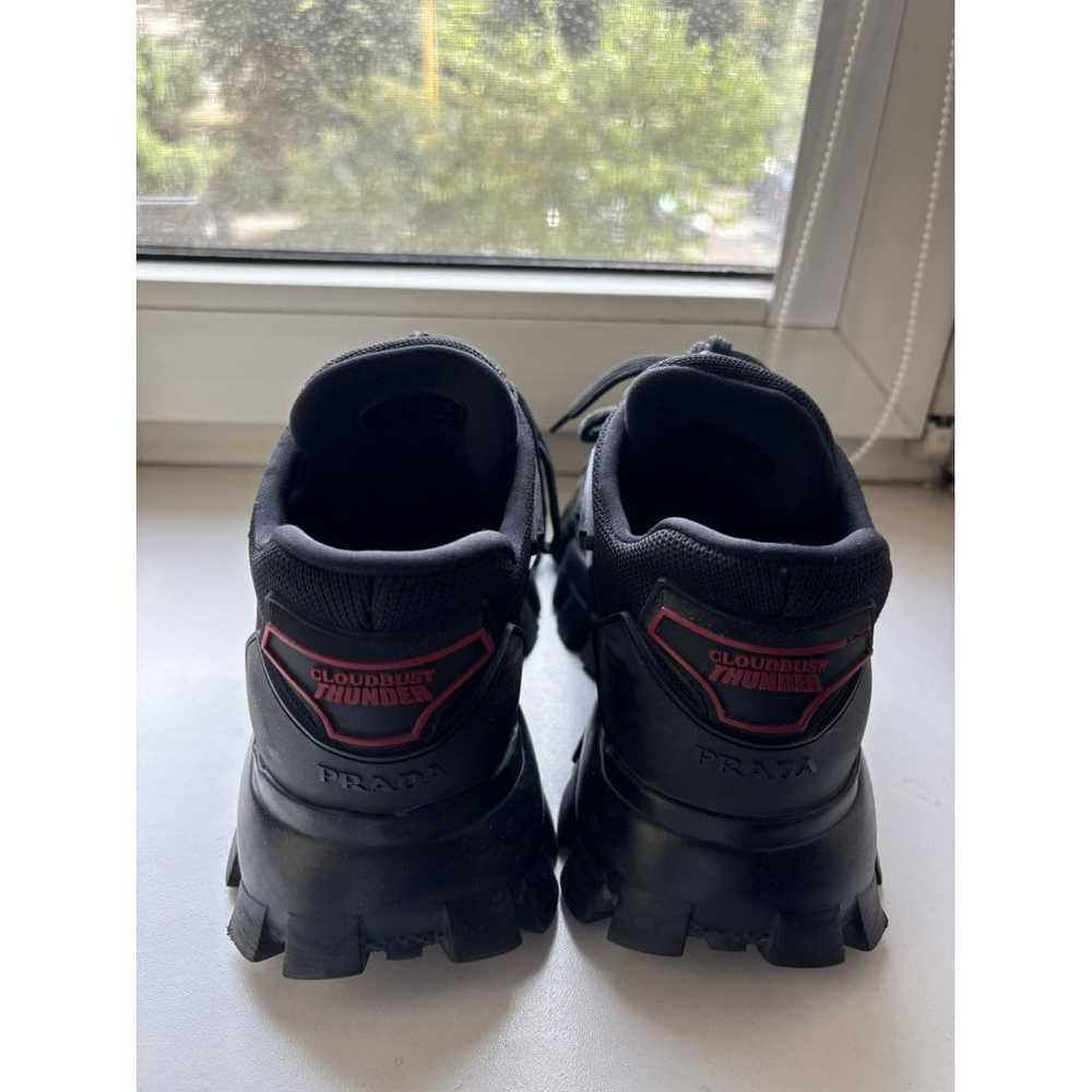 Prada Cloudbust Thunder leather trainers - image 4