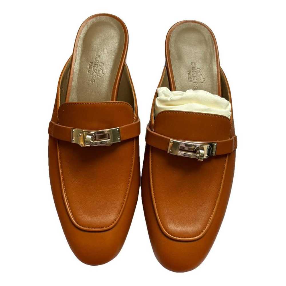 Hermès Oz leather mules & clogs - image 1