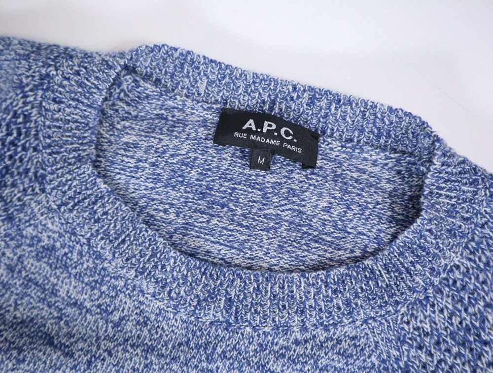 A.P.C. APC Camel Hair Sweater Knit M Medium Blue … - image 5