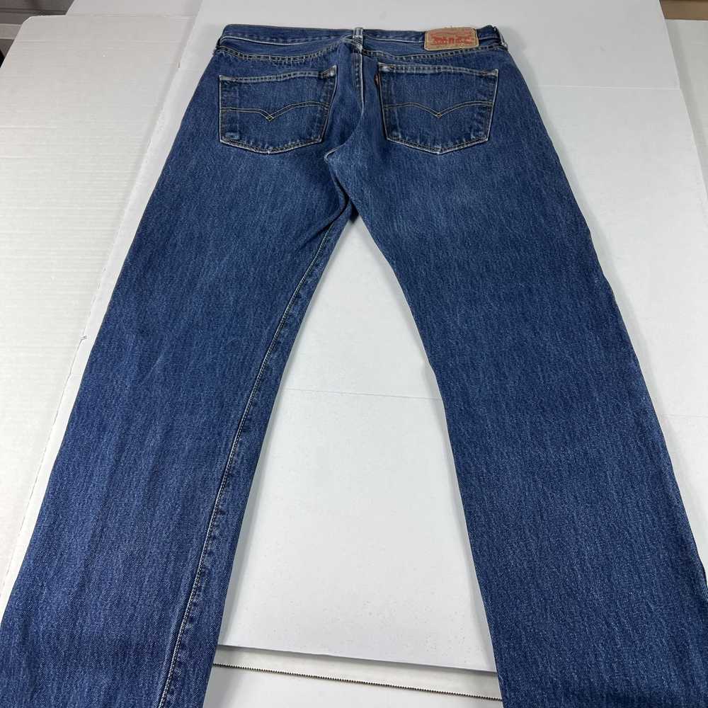 Levi's Levi's Jeans 501 Original Straight Dark Bl… - image 11