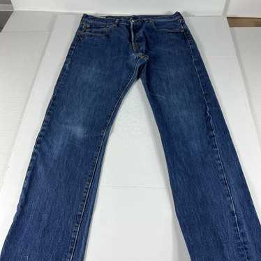 Levi's Levi's Jeans 501 Original Straight Dark Bl… - image 1