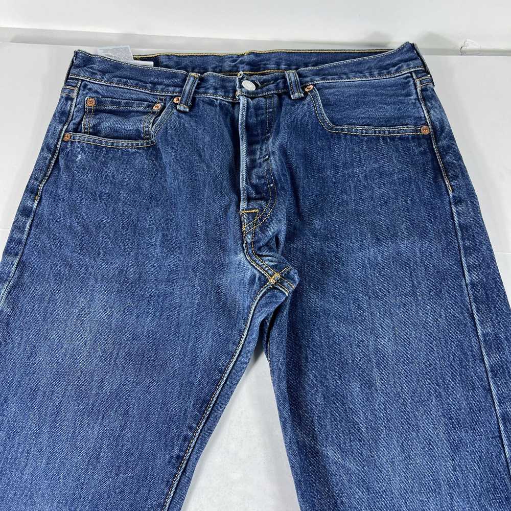 Levi's Levi's Jeans 501 Original Straight Dark Bl… - image 2