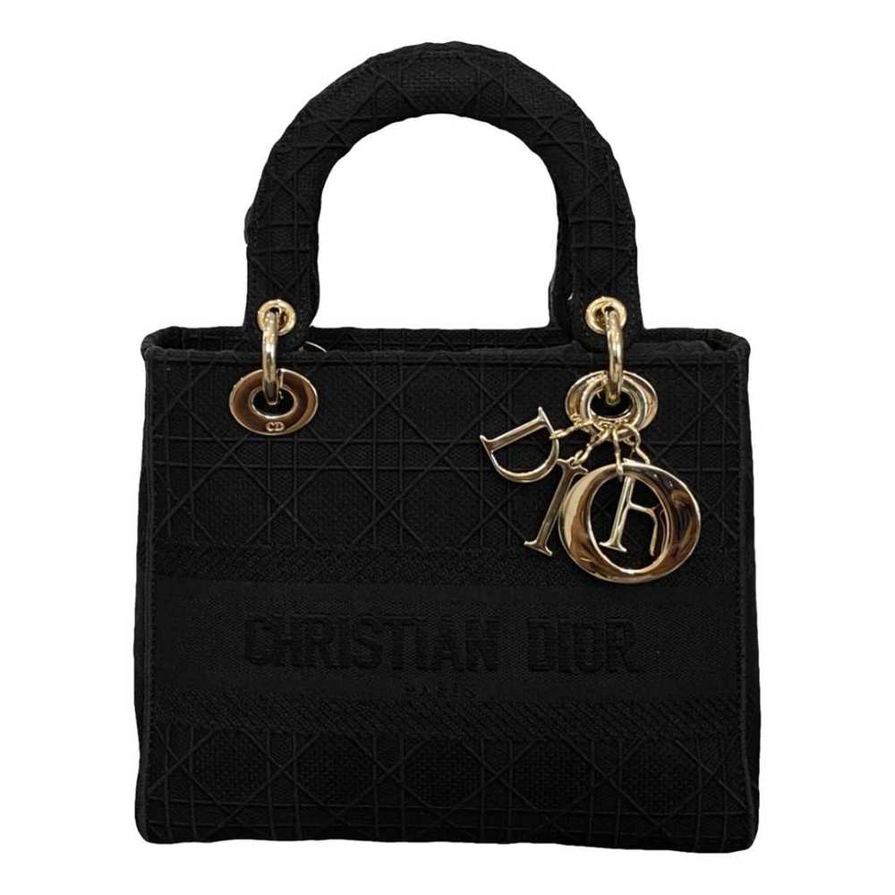 Dior Lady D-Lite cloth handbag - image 1