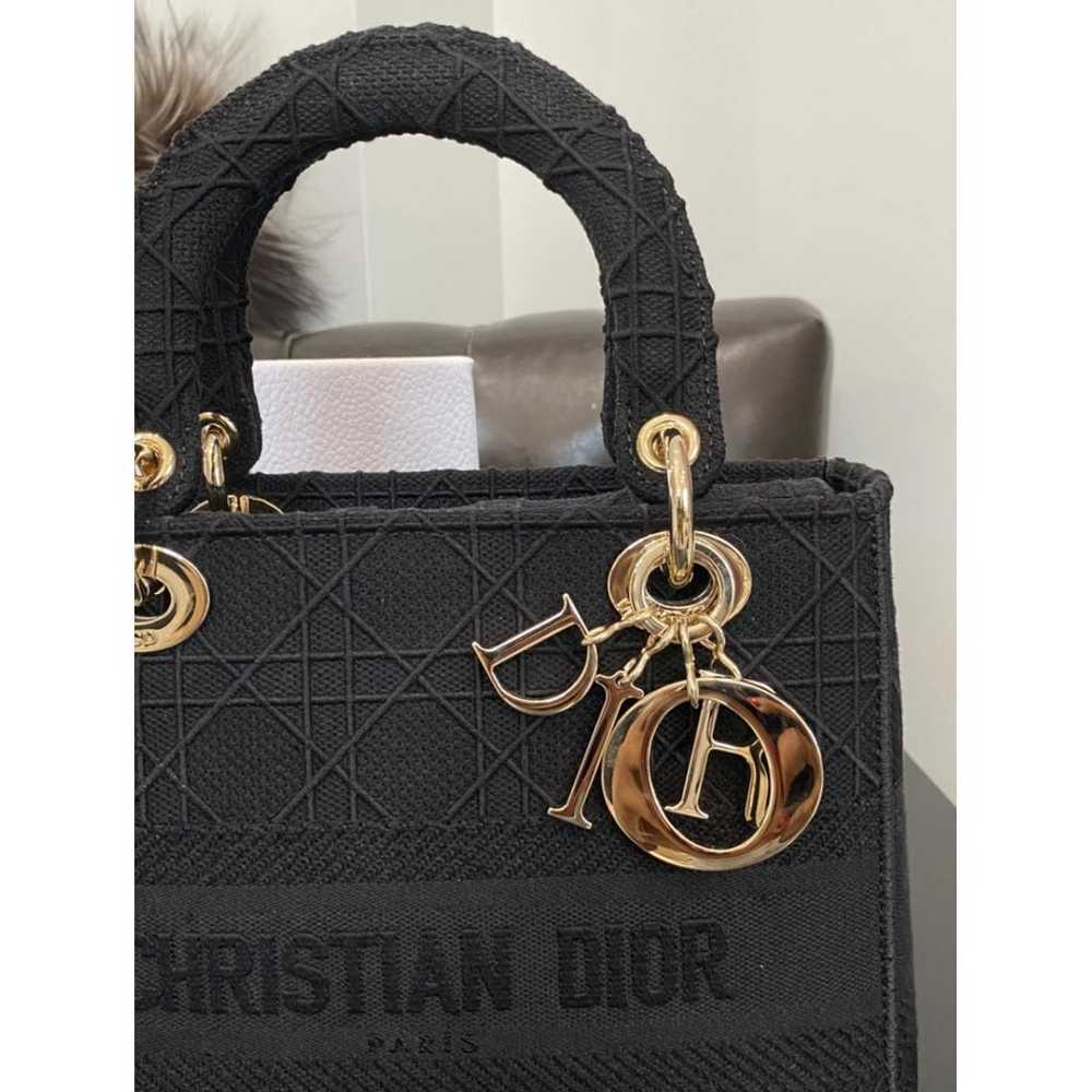 Dior Lady D-Lite cloth handbag - image 3