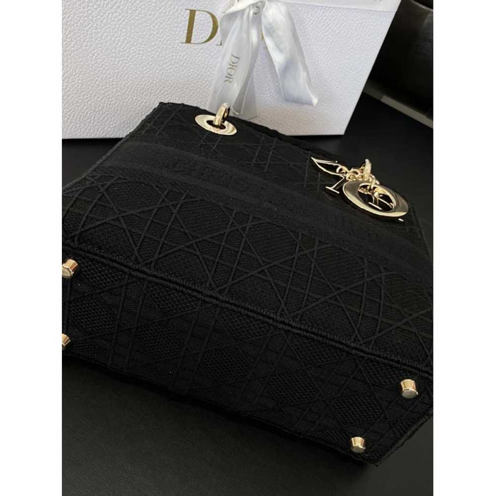 Dior Lady D-Lite cloth handbag - image 4