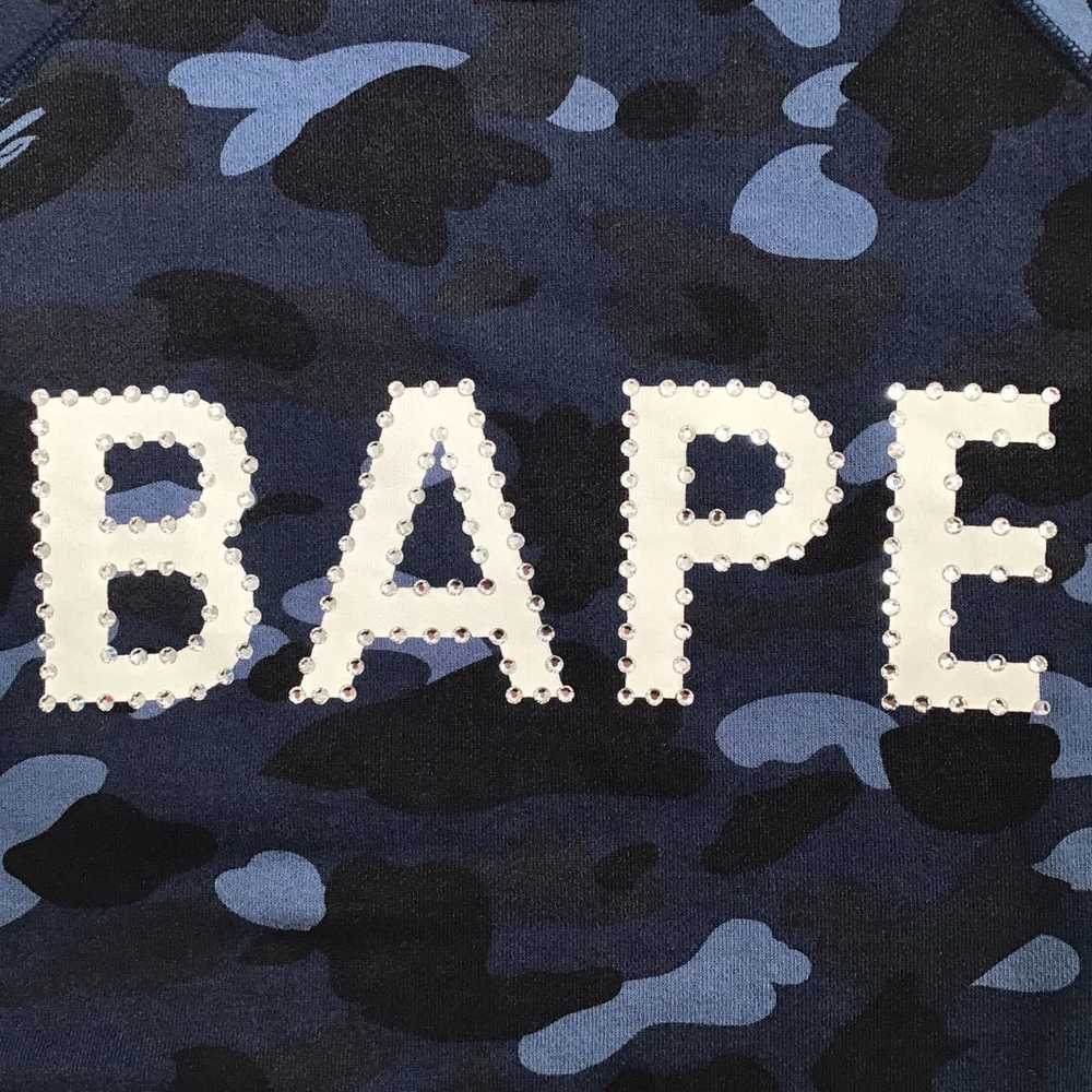 Bape × Swarovski Swarovski BAPE logo long sleeve … - image 2