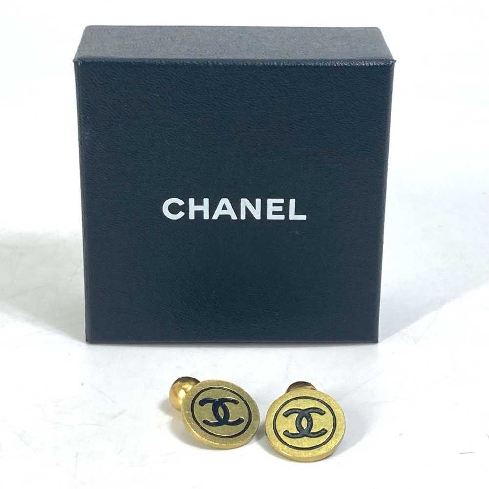 Chanel CHANEL 95P CC Coco Mark Bicolor Cufflinks … - image 6