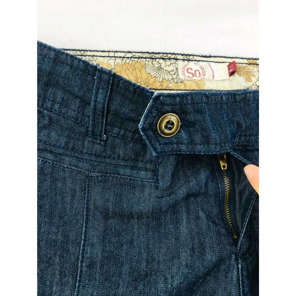 Vintage So Denim Jeans Juniors Size 17 Straight D… - image 3