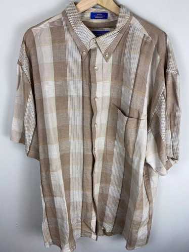 Vintage Vintage Pendleton Tan Beige Check Shirt