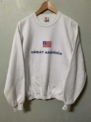 Vintage Vintage Crewneck 1990s Six Flags Great Ame