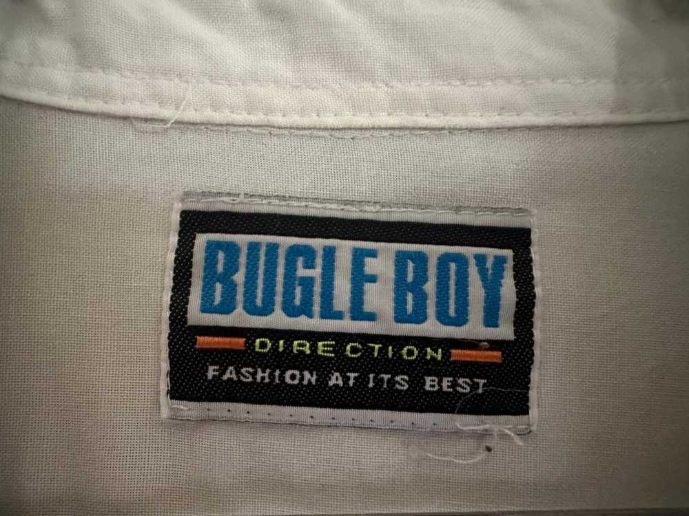 Designer 90s Bugle Boy Mens shirt M Button Surf B… - image 3