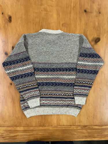 Coloured Cable Knit Sweater × Vintage Vintage Stri