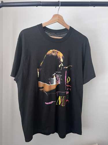 Vintage Neil Young 80s T-Shirt popular Large Black Garage Crazy Horse 1986 Single Stitch