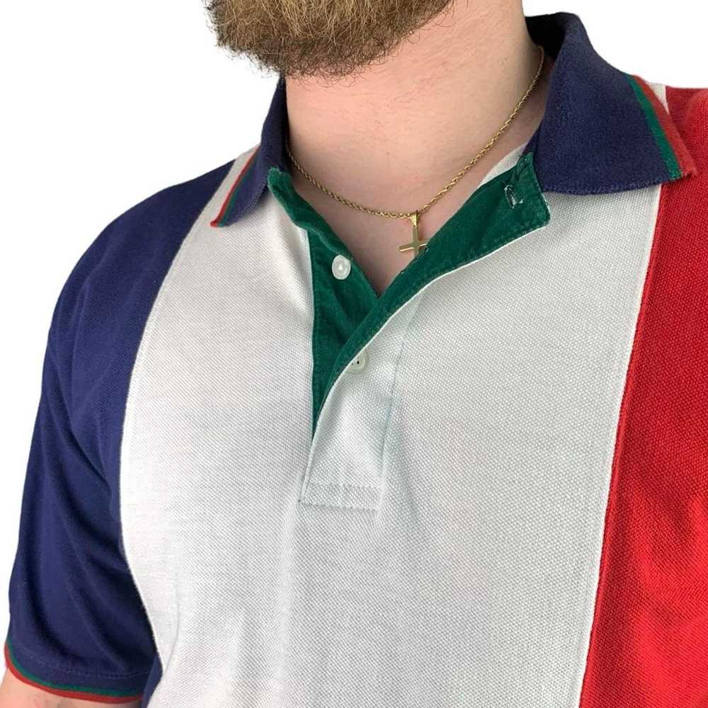 Vintage Vintage 90s Duck Head Color Blocked Polo … - image 3