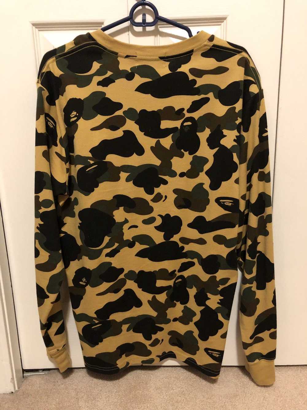 Bape BAPE 1st Camo Shark Long Sleeve Tee - Yellow - image 3