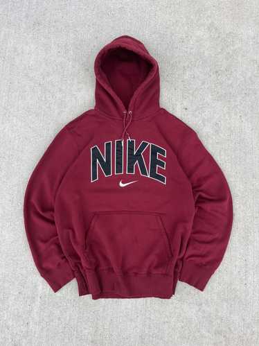 Nike × Vintage Vintage Y2K Nike Boxy Hoodie Embro… - image 1