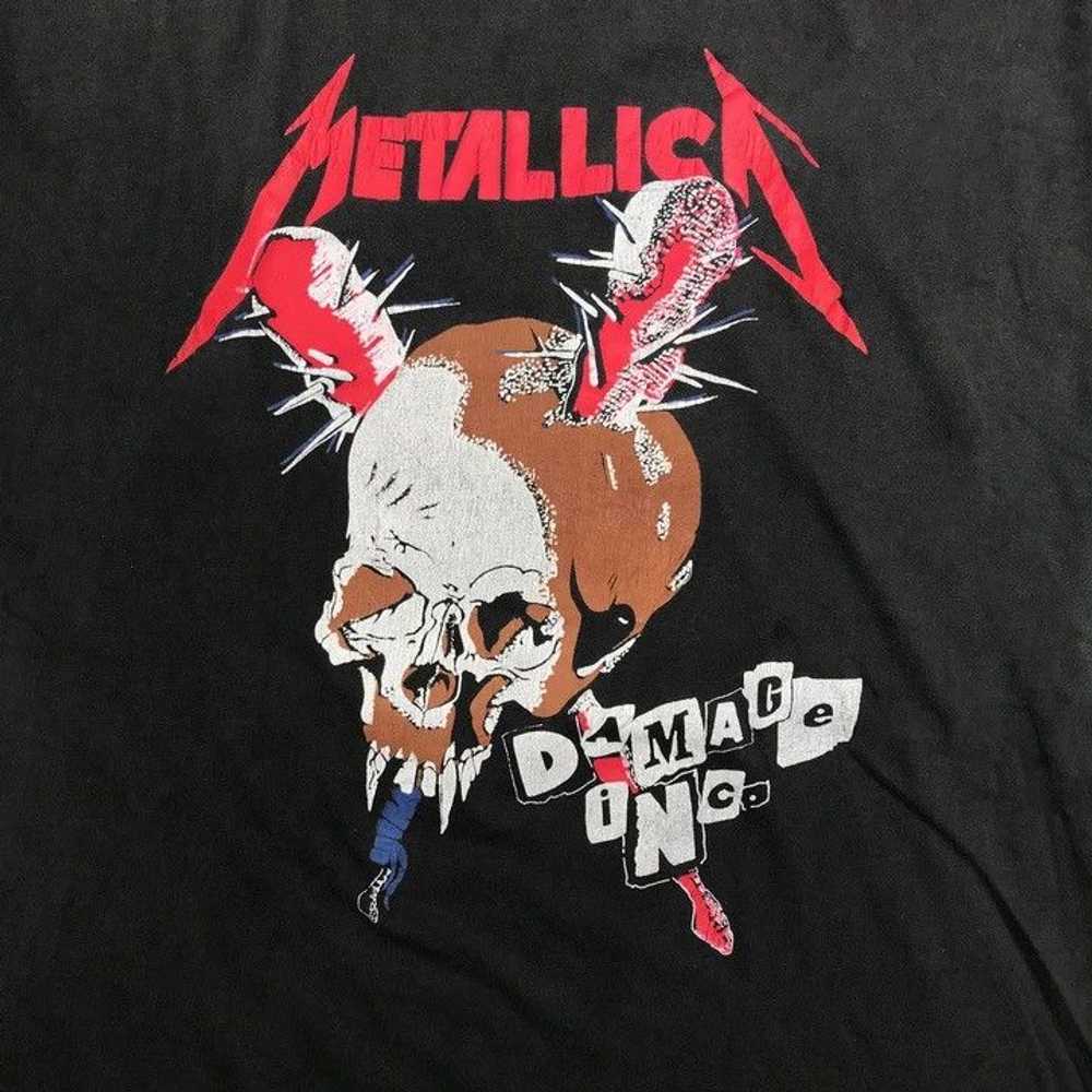 Band Tees × Metallica × Vintage Metallica Damage … - image 3