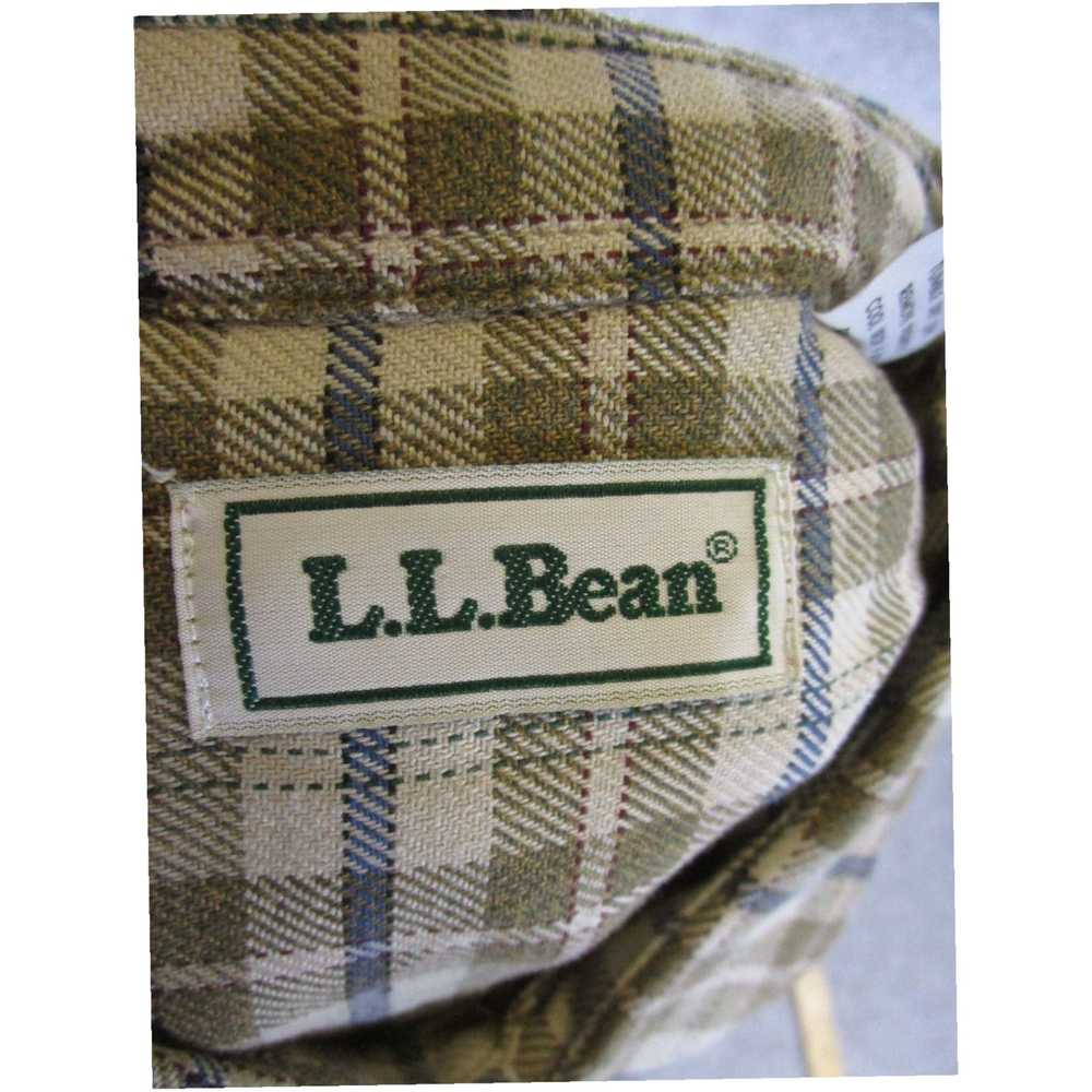 Vintage Authentic Mens Beige Plaid Cotton Flannel… - image 6