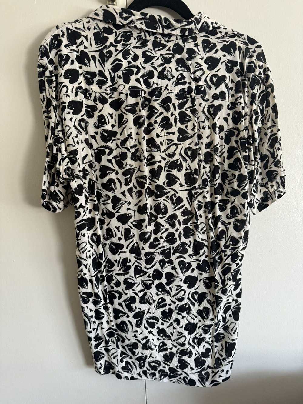 Allsaints Allsaints 100% viscose heart shirt - image 2