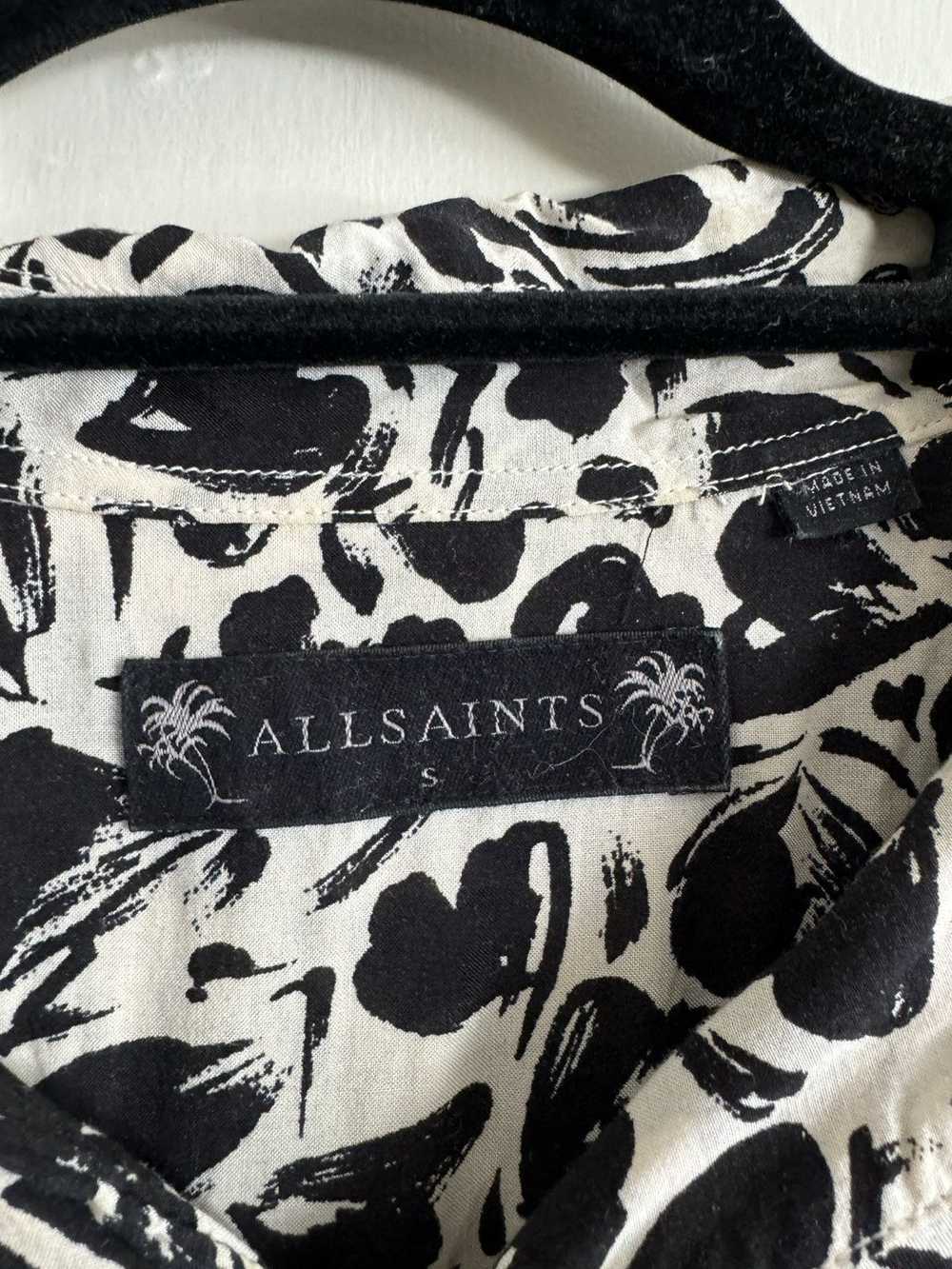 Allsaints Allsaints 100% viscose heart shirt - image 3