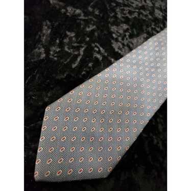 Stafford Stafford Blue Red Mens Neck Tie Geometri… - image 1