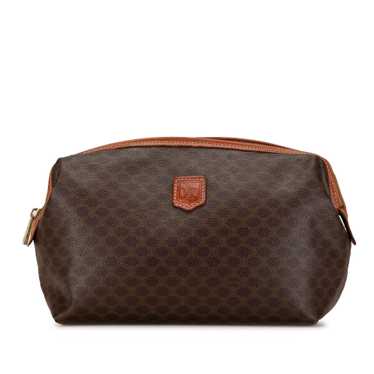 Brown Celine Macadam Pouch