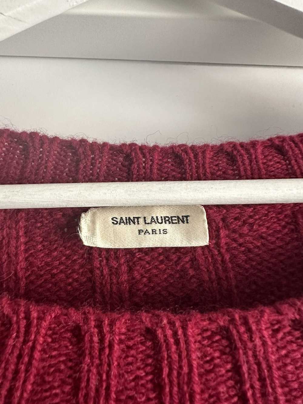 Saint Laurent Paris FW13 Cable Knit Sweater Sample - image 3