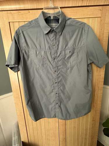 Kuhl Kuhl Stealth Blue Short Sleeve Snap Button Up