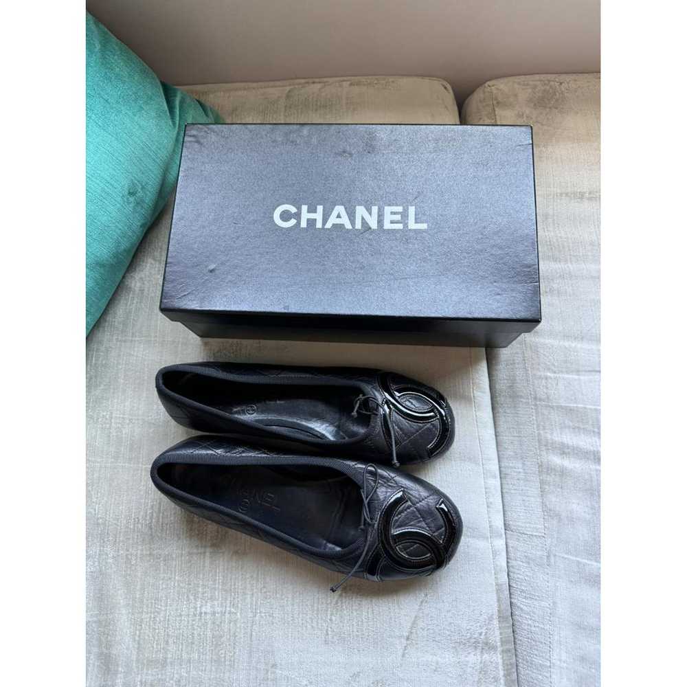 Chanel Cambon leather ballet flats - image 2