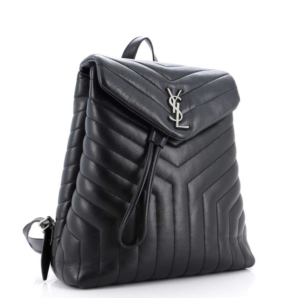 Saint Laurent LouLou Backpack Matelasse Chevron L… - image 2