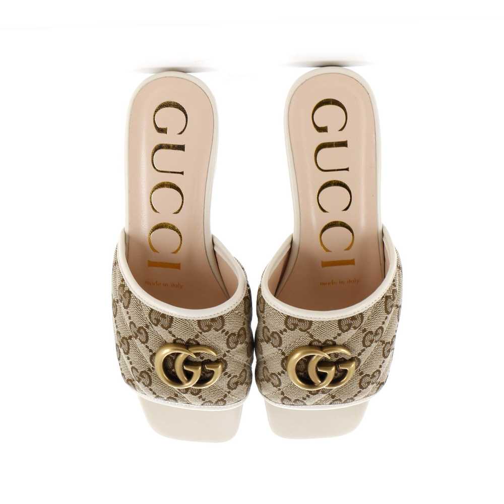 GUCCI Women's GG Marmont Slide Sandals Diagonal Q… - image 2