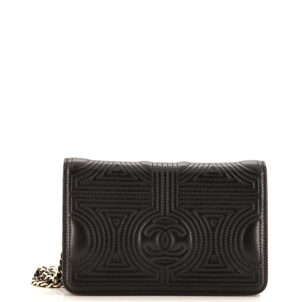 CHANEL Korean Garden Wallet on Chain Bag Quilted … - image 1