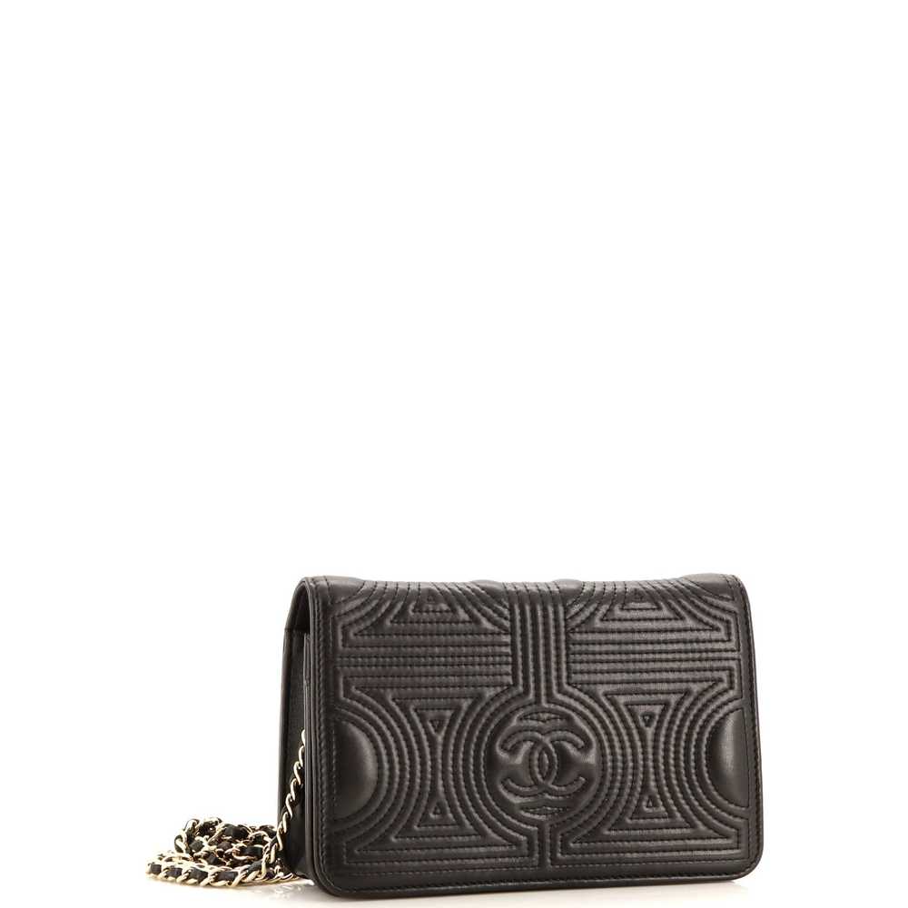 CHANEL Korean Garden Wallet on Chain Bag Quilted … - image 3