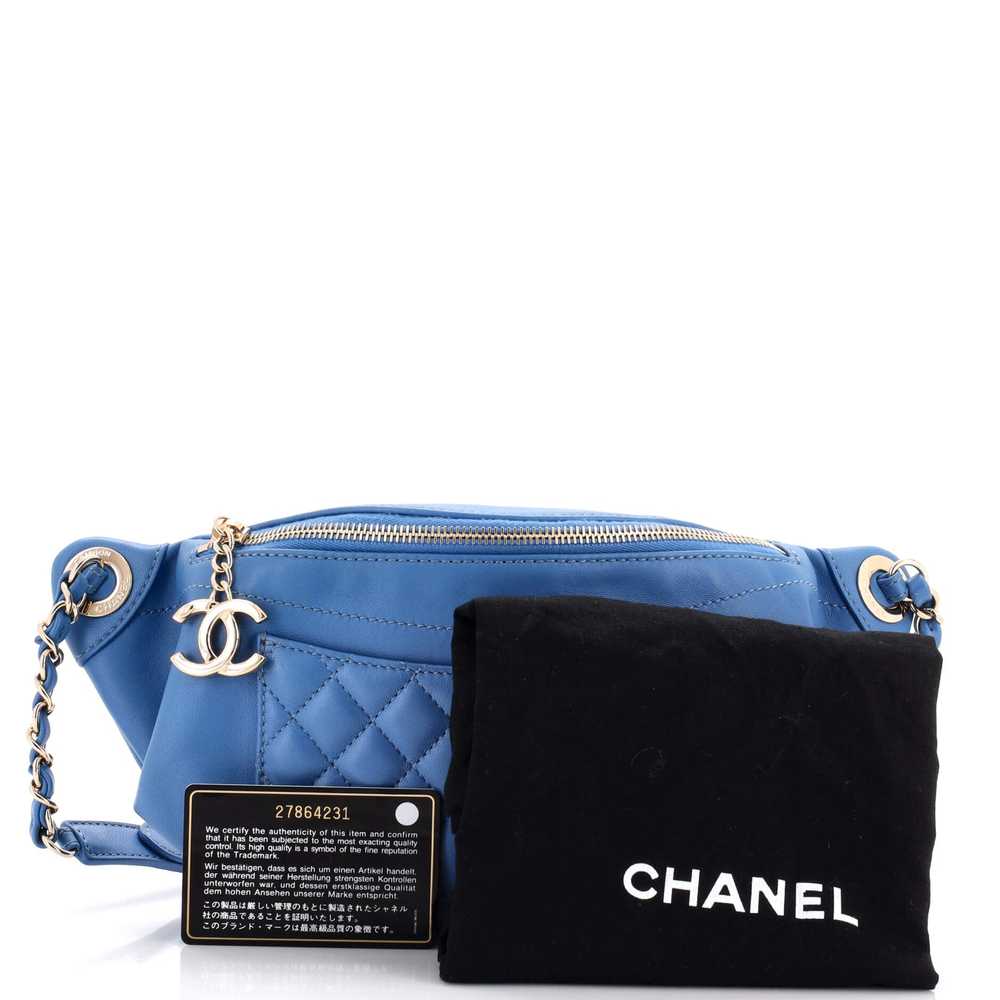 CHANEL Bi Classic Waist Bag Quilted Crumpled Calf… - image 2