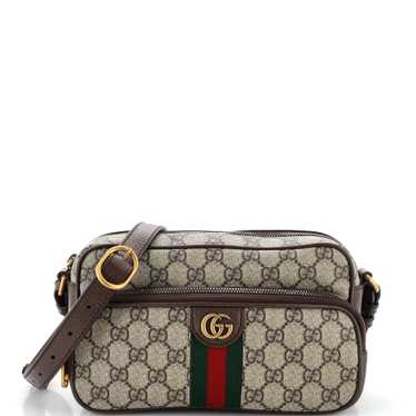 GUCCI Ophidia Front Pocket Messenger Bag GG Coated