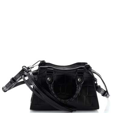 Balenciaga Neo Classic City Bag Crocodile Embossed