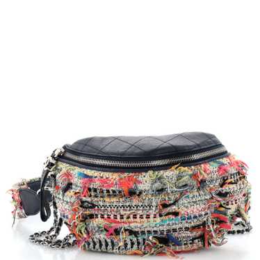 CHANEL Convertible Waist Bag Tweed with Quilted L… - image 1