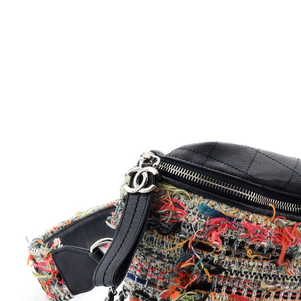 CHANEL Convertible Waist Bag Tweed with Quilted L… - image 6