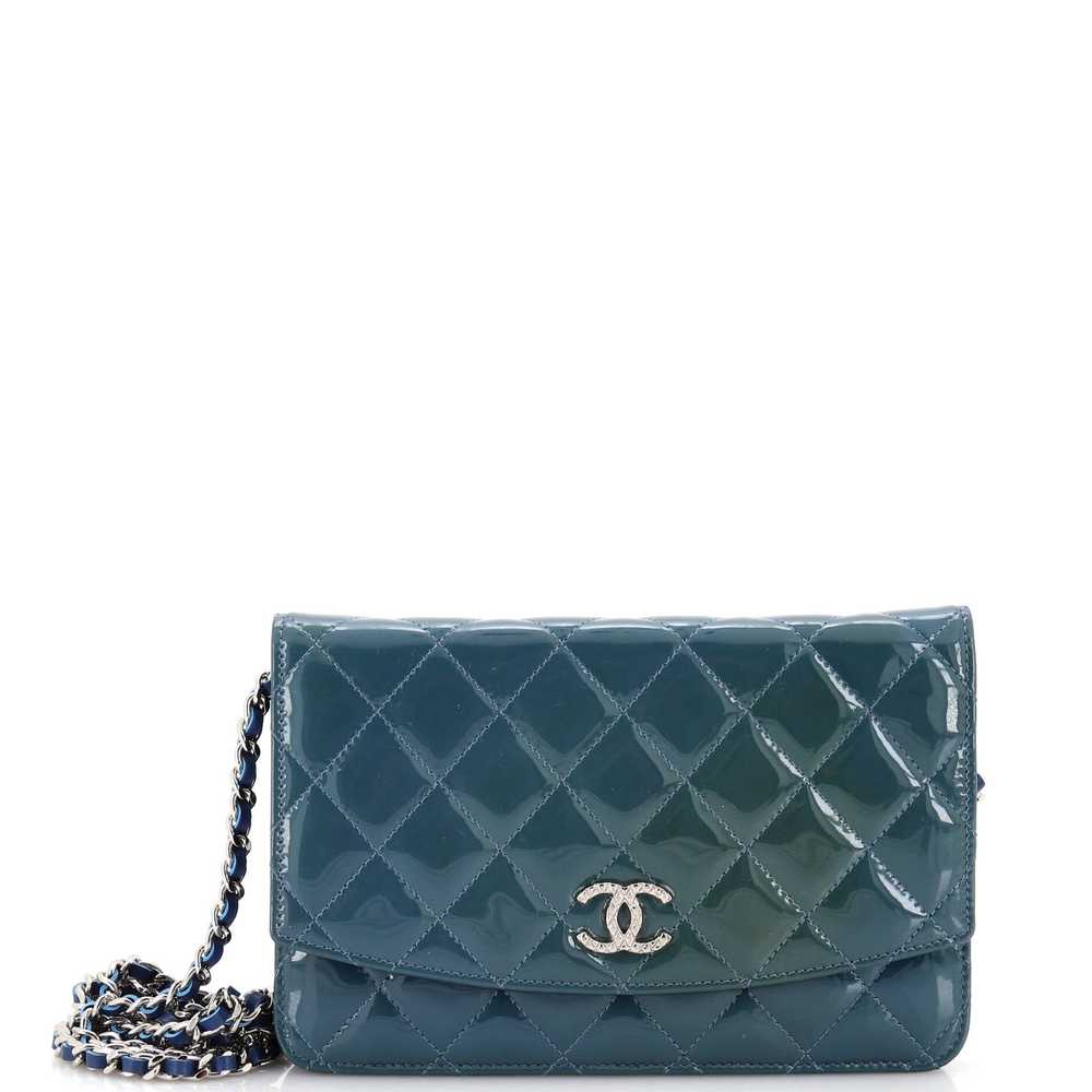 CHANEL Brilliant Wallet on Chain Quilted Patent - image 1