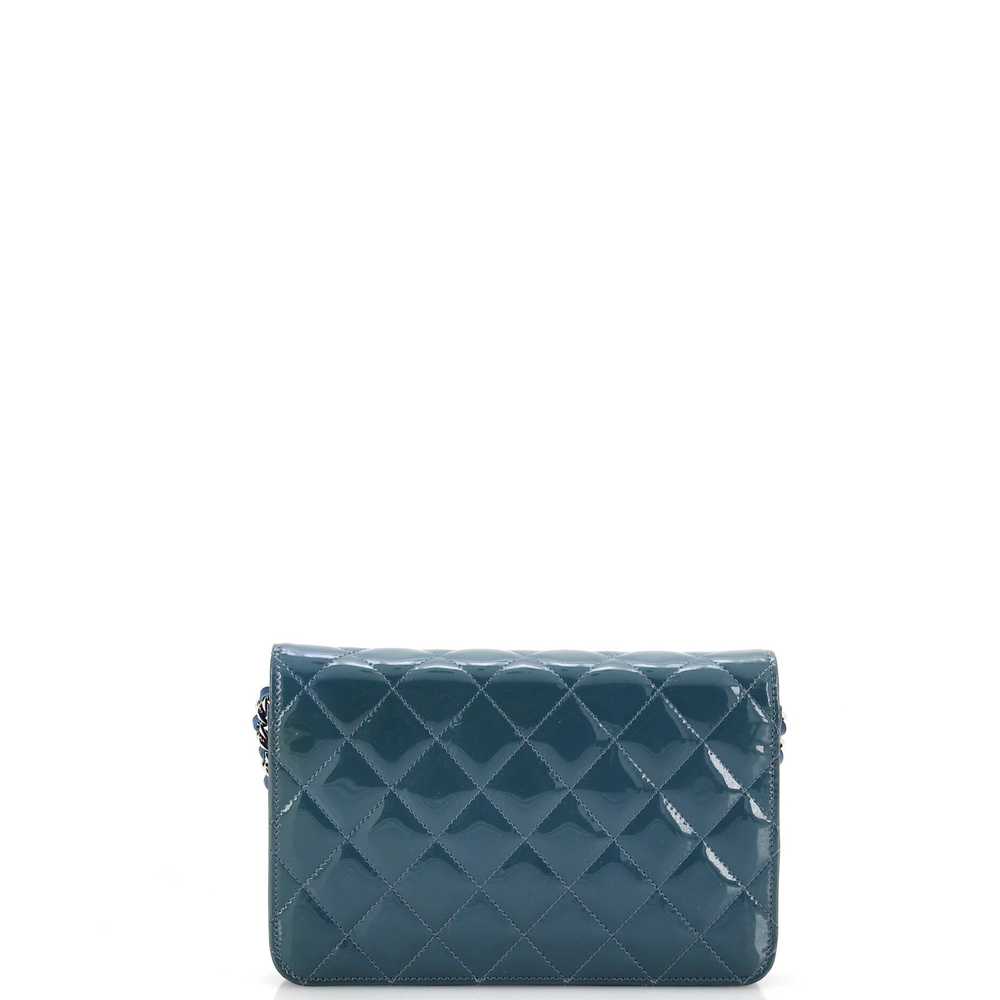 CHANEL Brilliant Wallet on Chain Quilted Patent - image 3