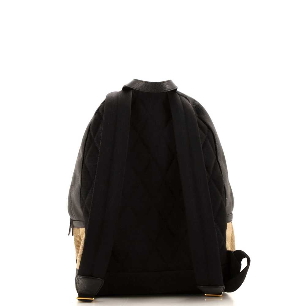 Burberry Abbeydale Backpack House Check Canvas an… - image 3