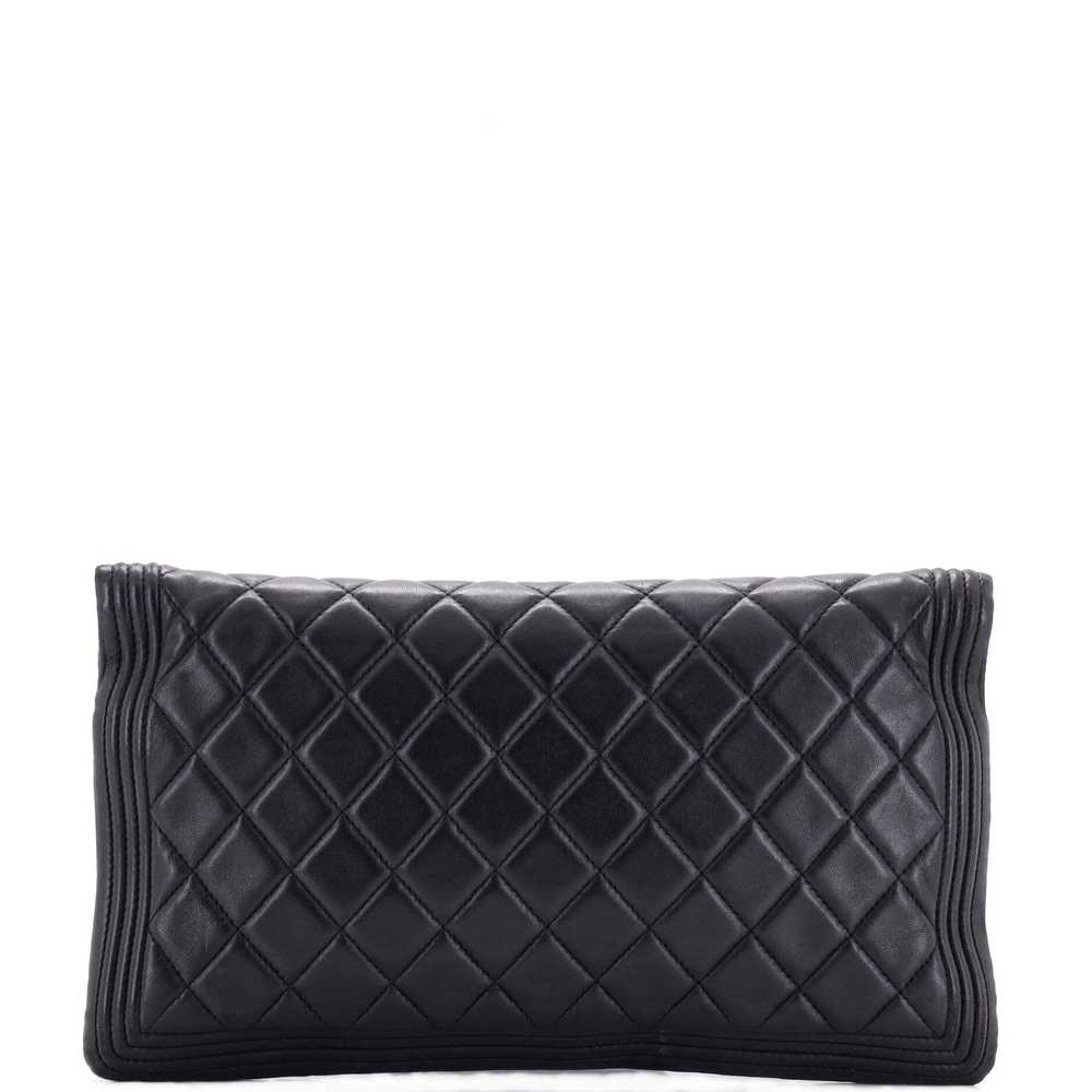 CHANEL Boy Beauty CC Clutch Quilted Lambskin - image 3