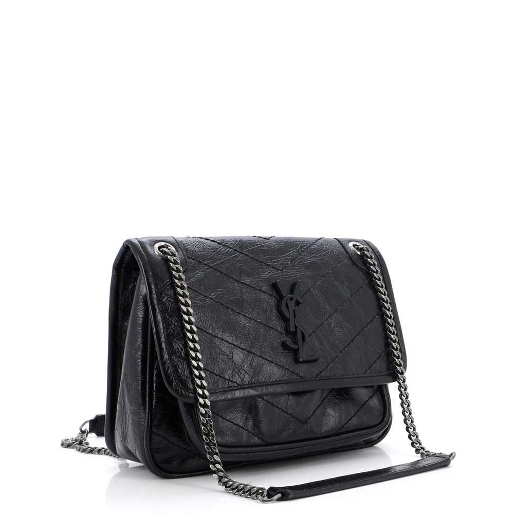 Saint Laurent Niki Chain Flap Bag Matelasse Chevr… - image 2