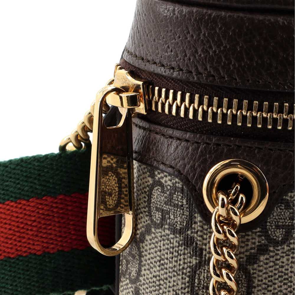 GUCCI Ophidia Chain Belt Bag GG Coated Canvas Sma… - image 6